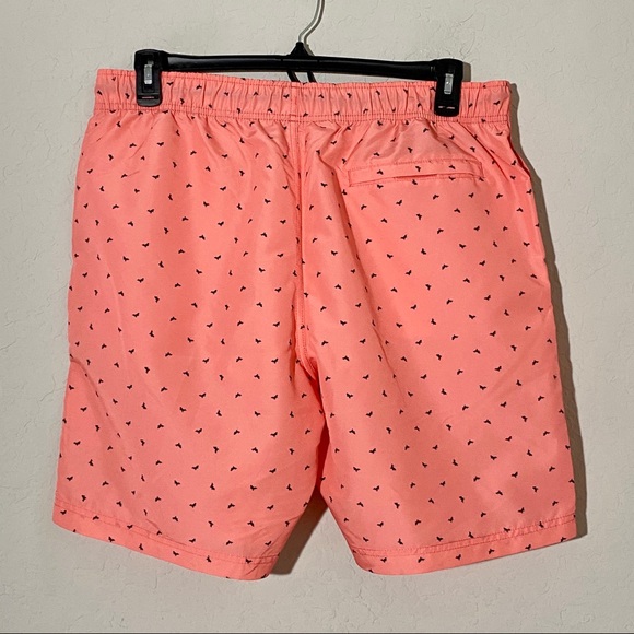 Nautica Pale Coral Dolphin Swim Trunks Sz L - Picture 5 of 8
